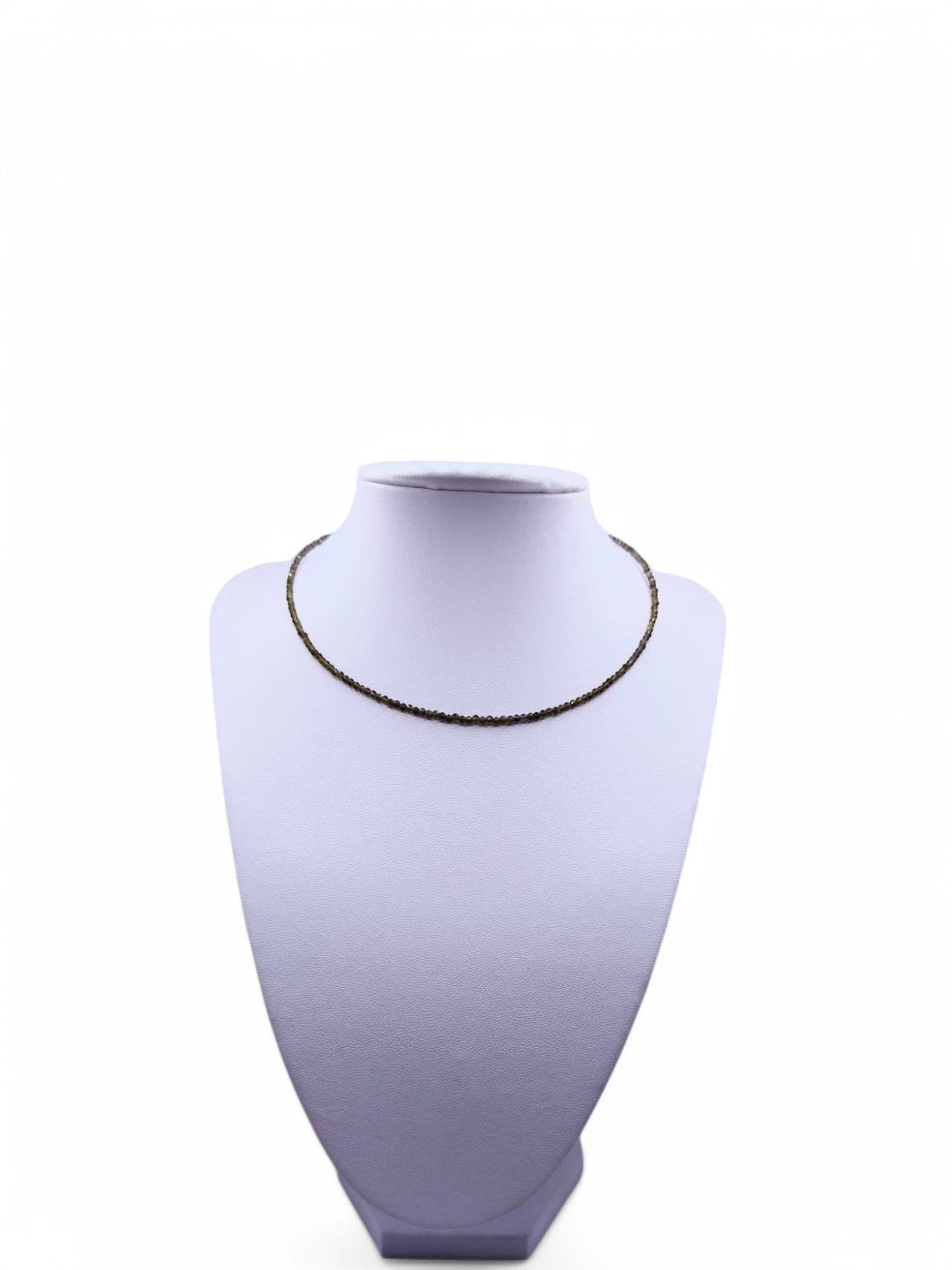 Choker handmade Obsidian Auriu