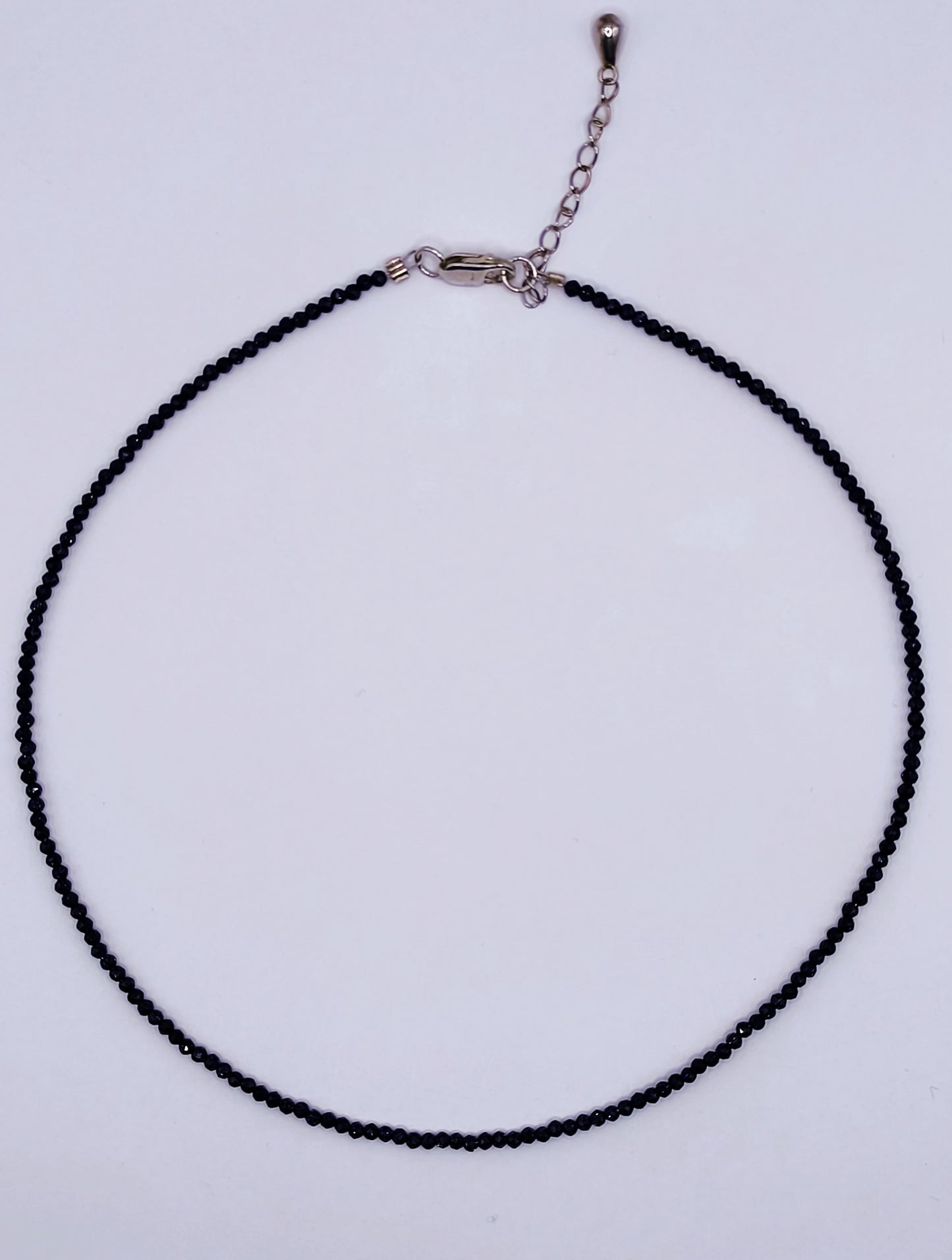 Choker colier handmade Piatra Soarelui Negru