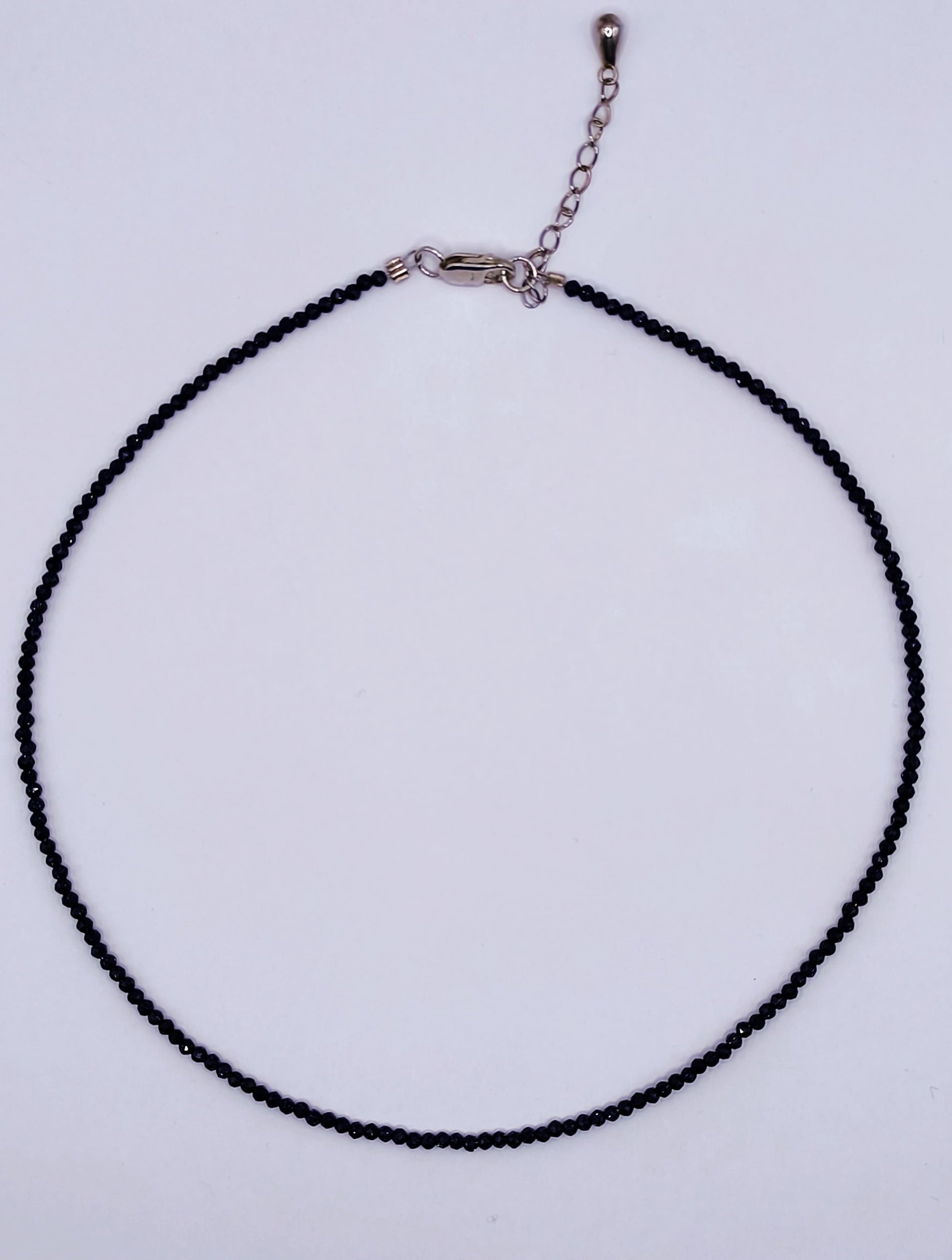 Choker colier handmade Piatra Soarelui Negru