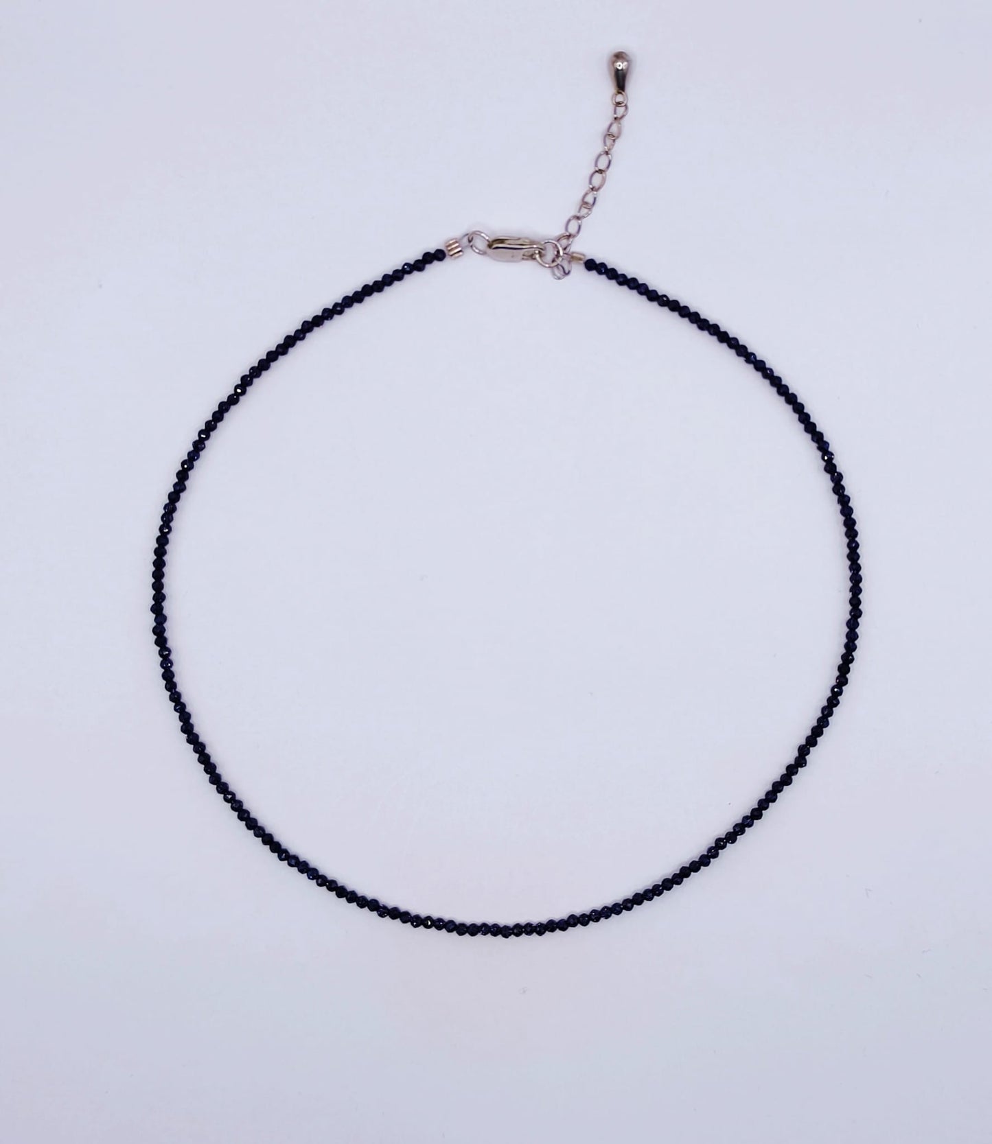 Choker colier handmade Piatra Soarelui Negru