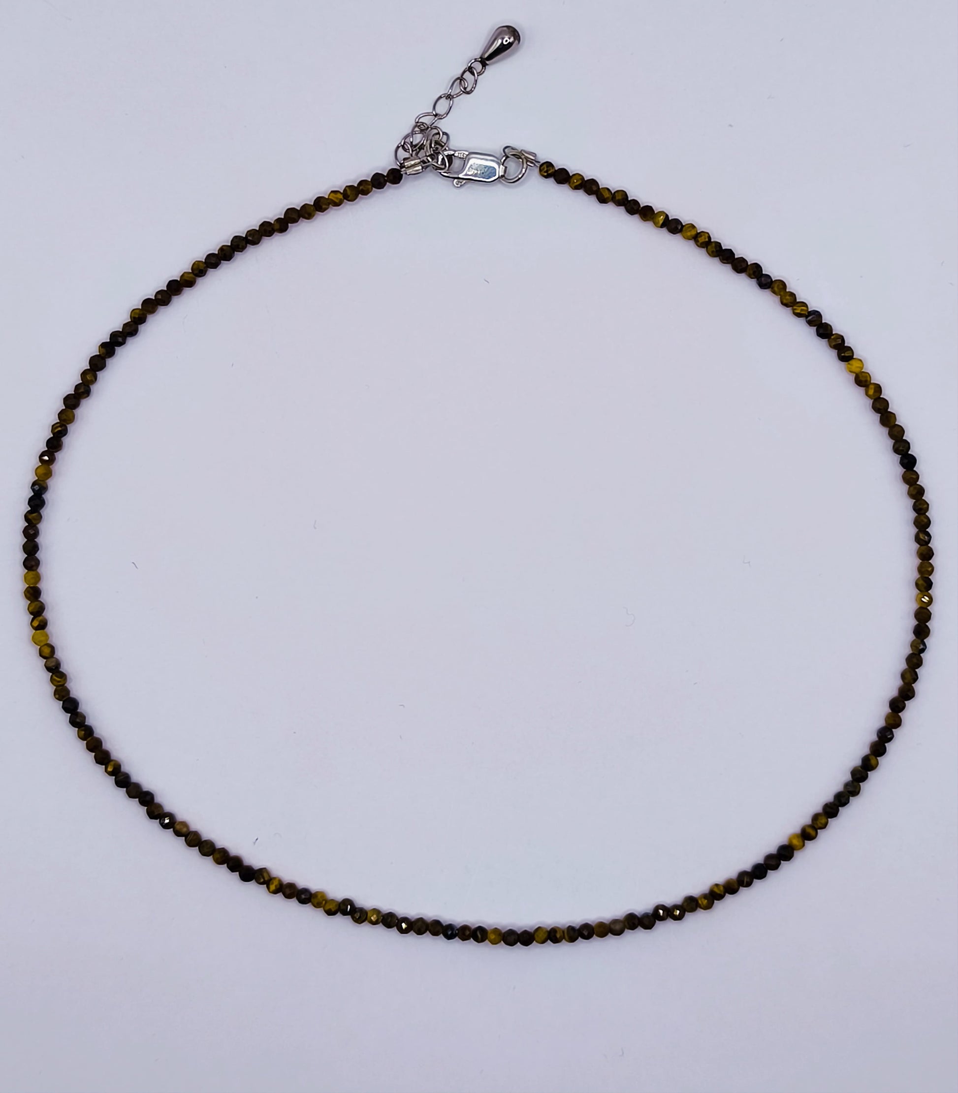 Choker colier handmade Ochi de Tigru