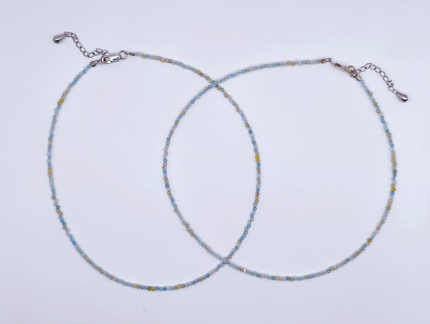 Choker Acvamarin