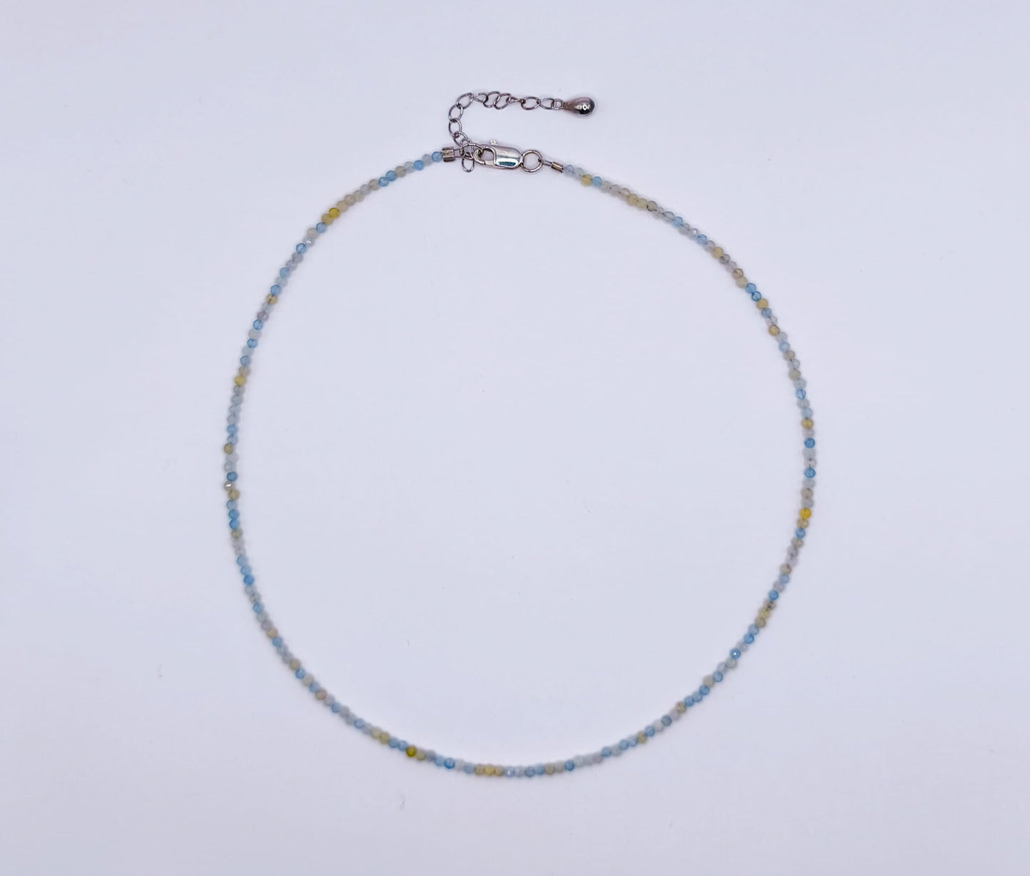 Choker Acvamarin