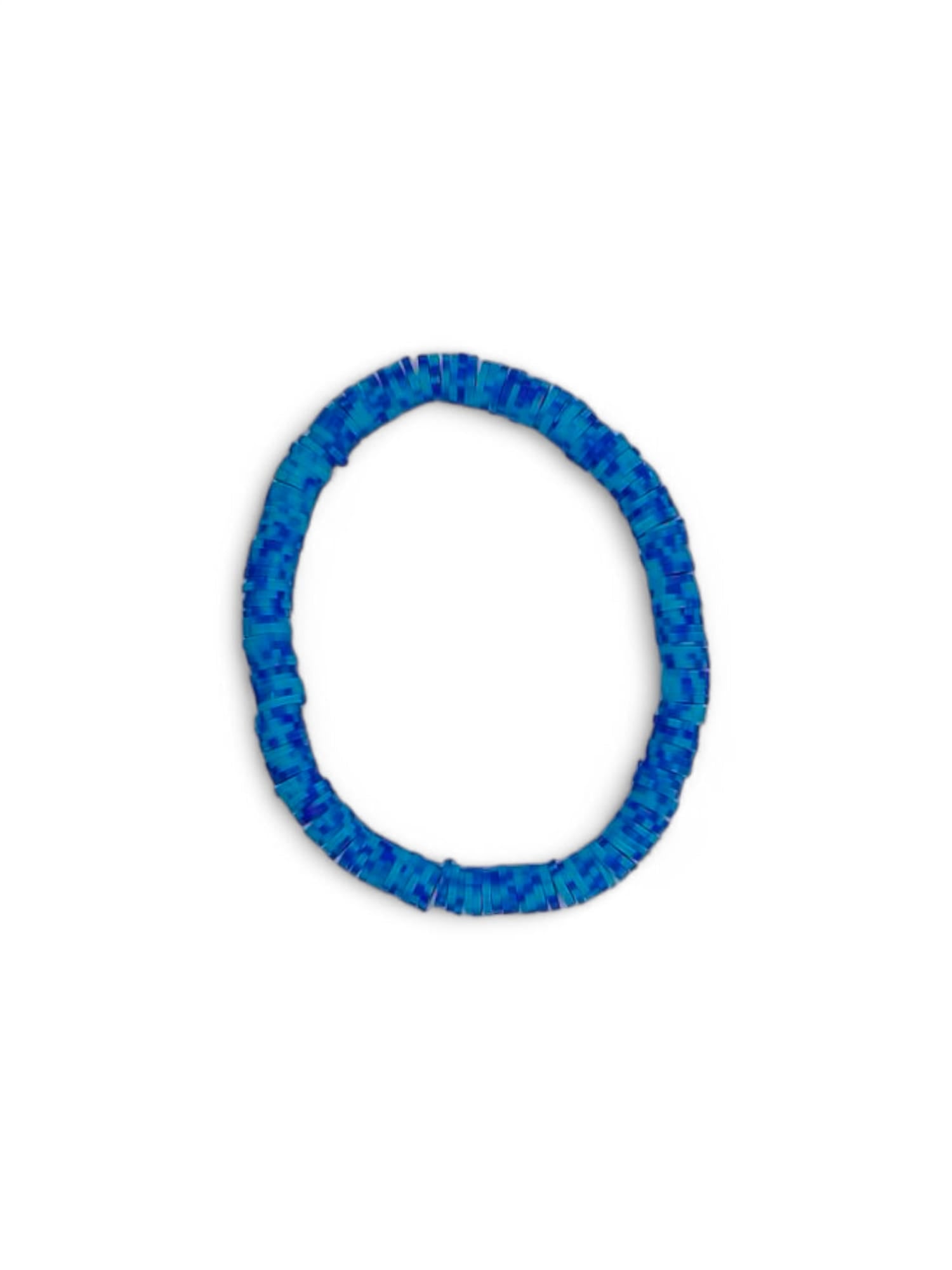 Bratara elastica barbati Blue Dots albastru