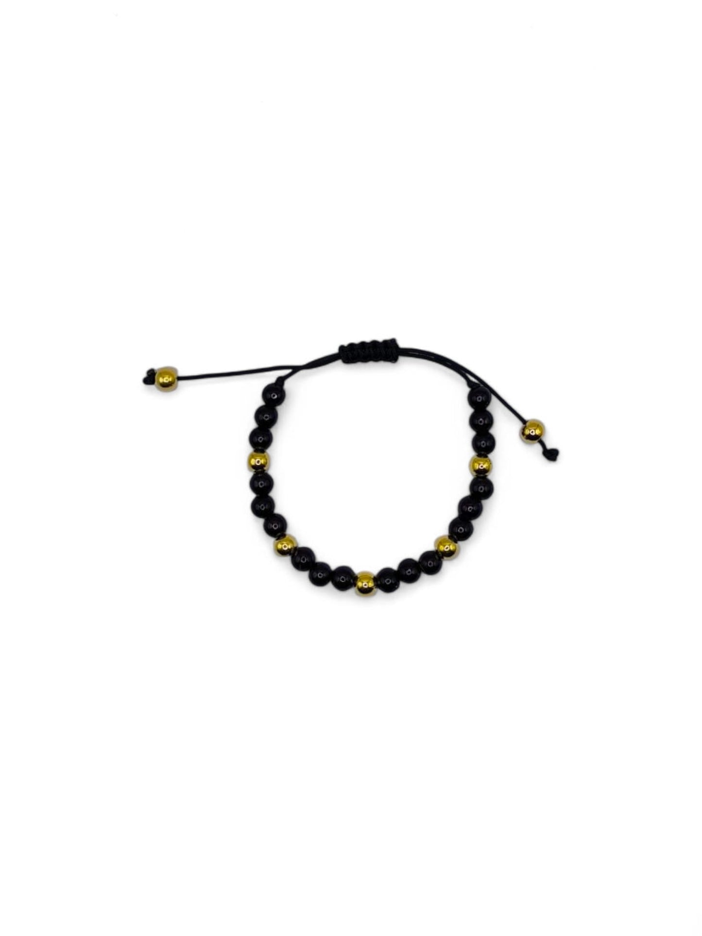 Bratara Black&Gold Dot