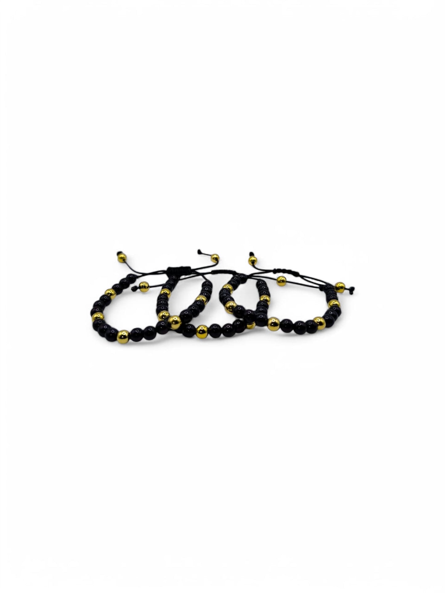 Bratara Black&Gold Dot