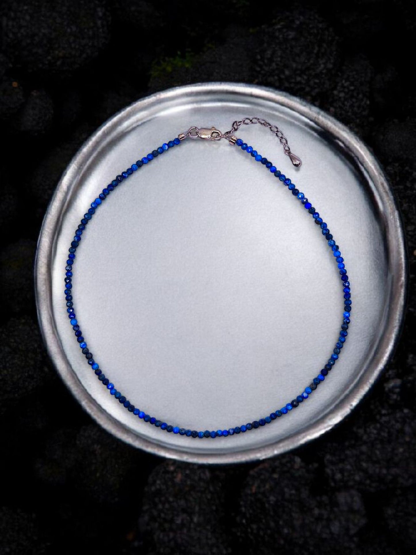Choker colier handmade Lapis Lazuli