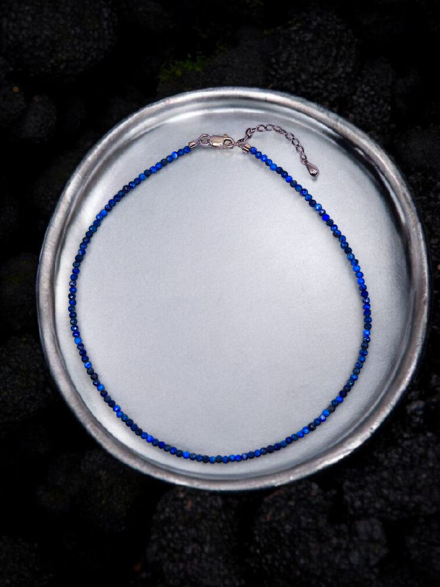 Choker colier handmade Lapis Lazuli