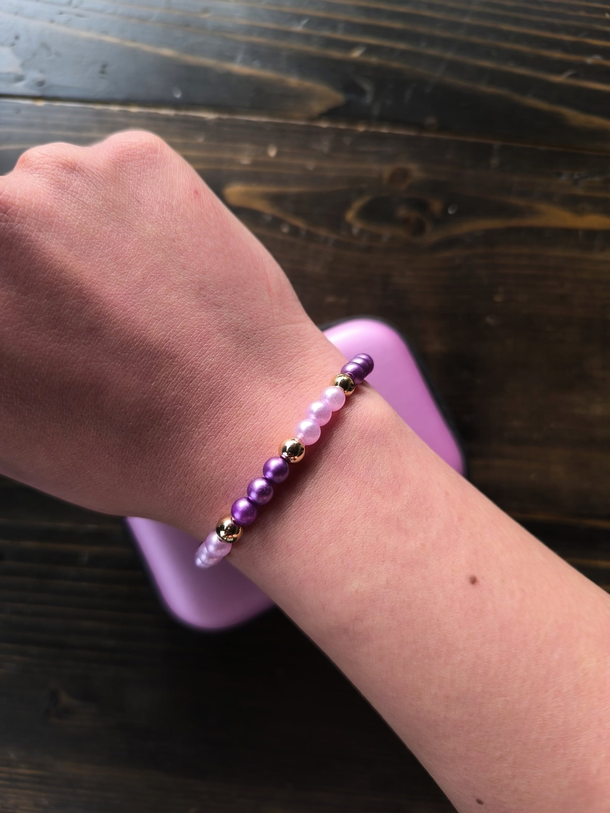 Bratara elastica Purple Vibe mov