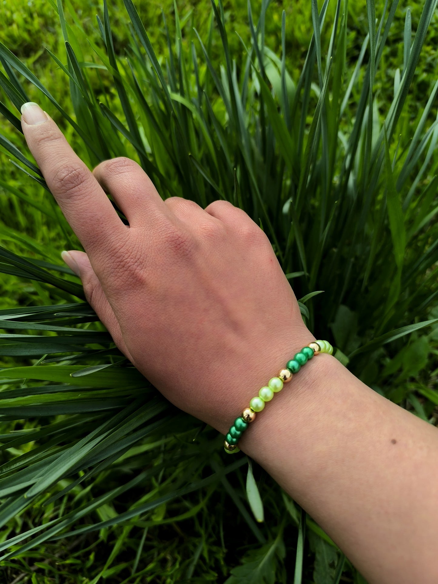 Bratara elastica Green Vibe verde