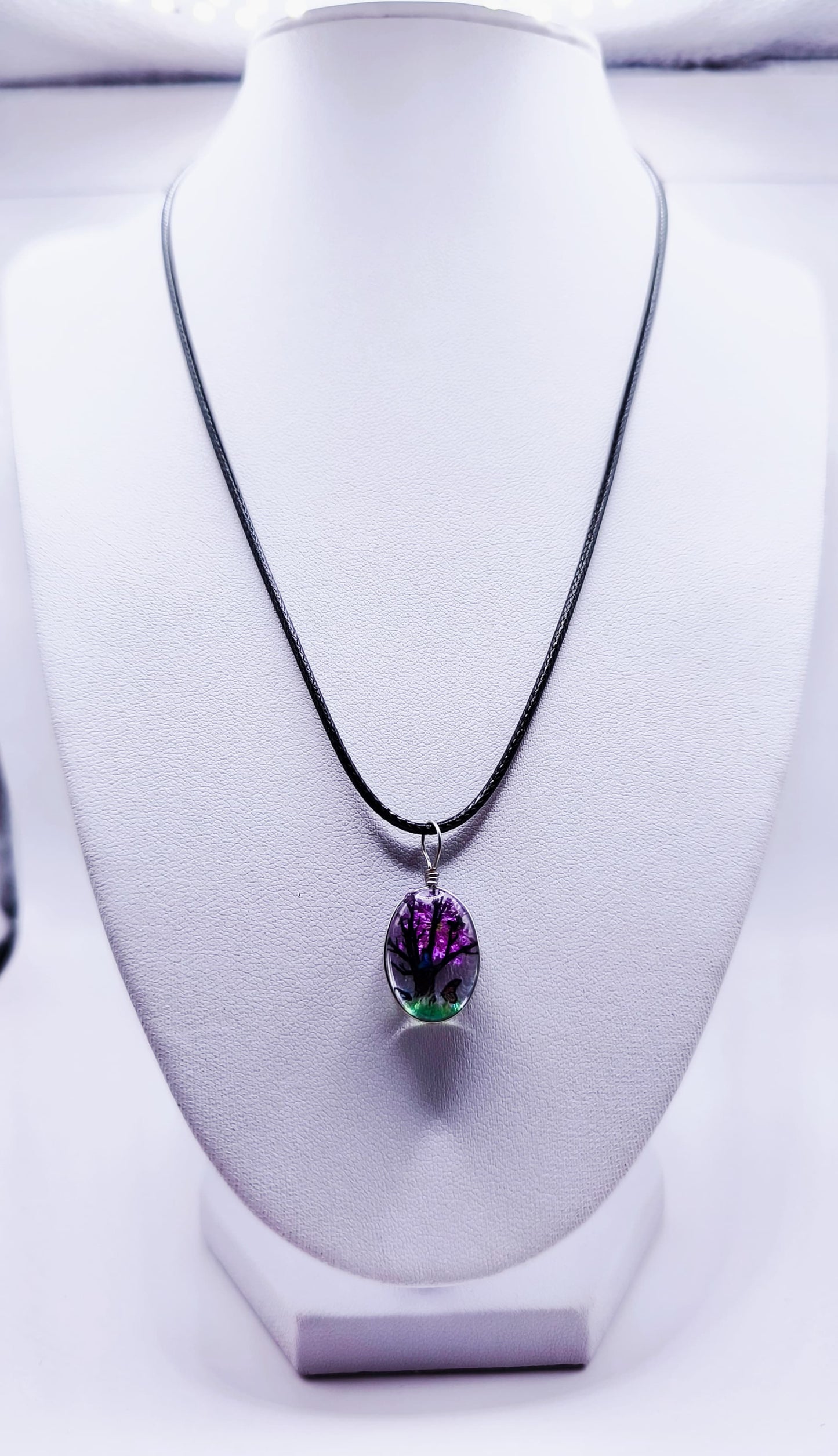 Colier Copacul Viselor – Mistic Mov