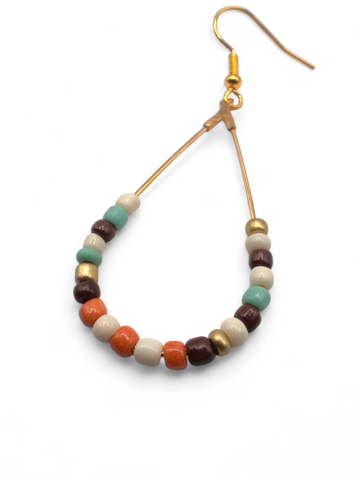 Cercei Autumn Spirit auriu in culorile toamnei