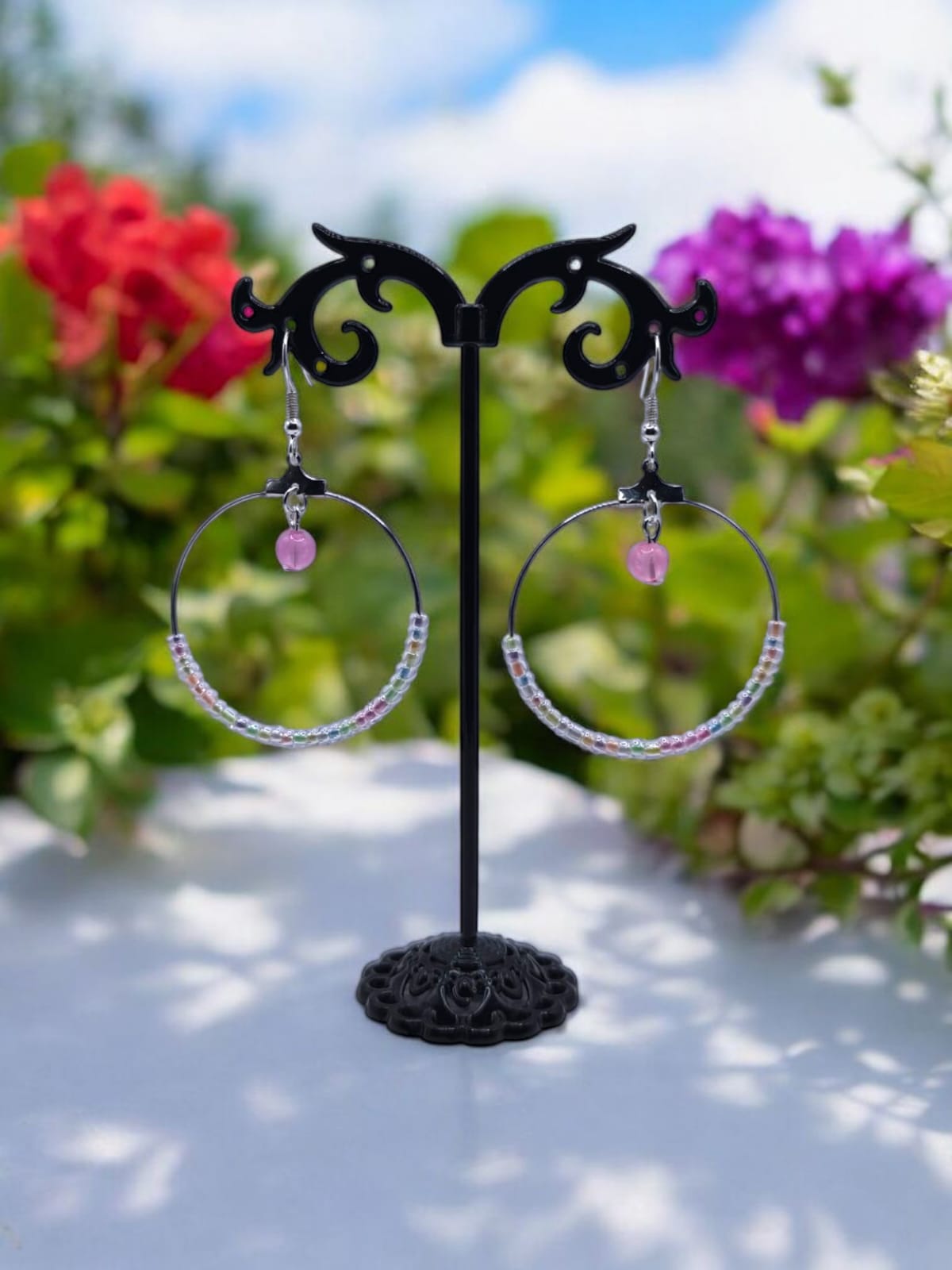 Cercei Summer Spirit culori de vara fosforescente