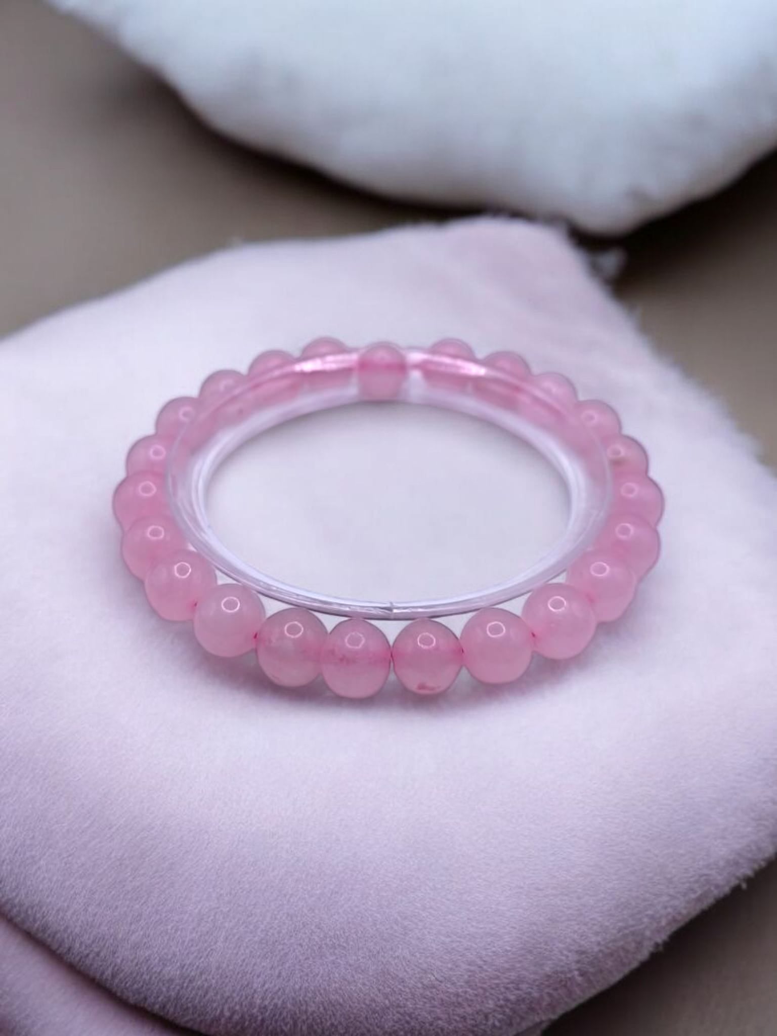 Bratara elastica Cuart Roz