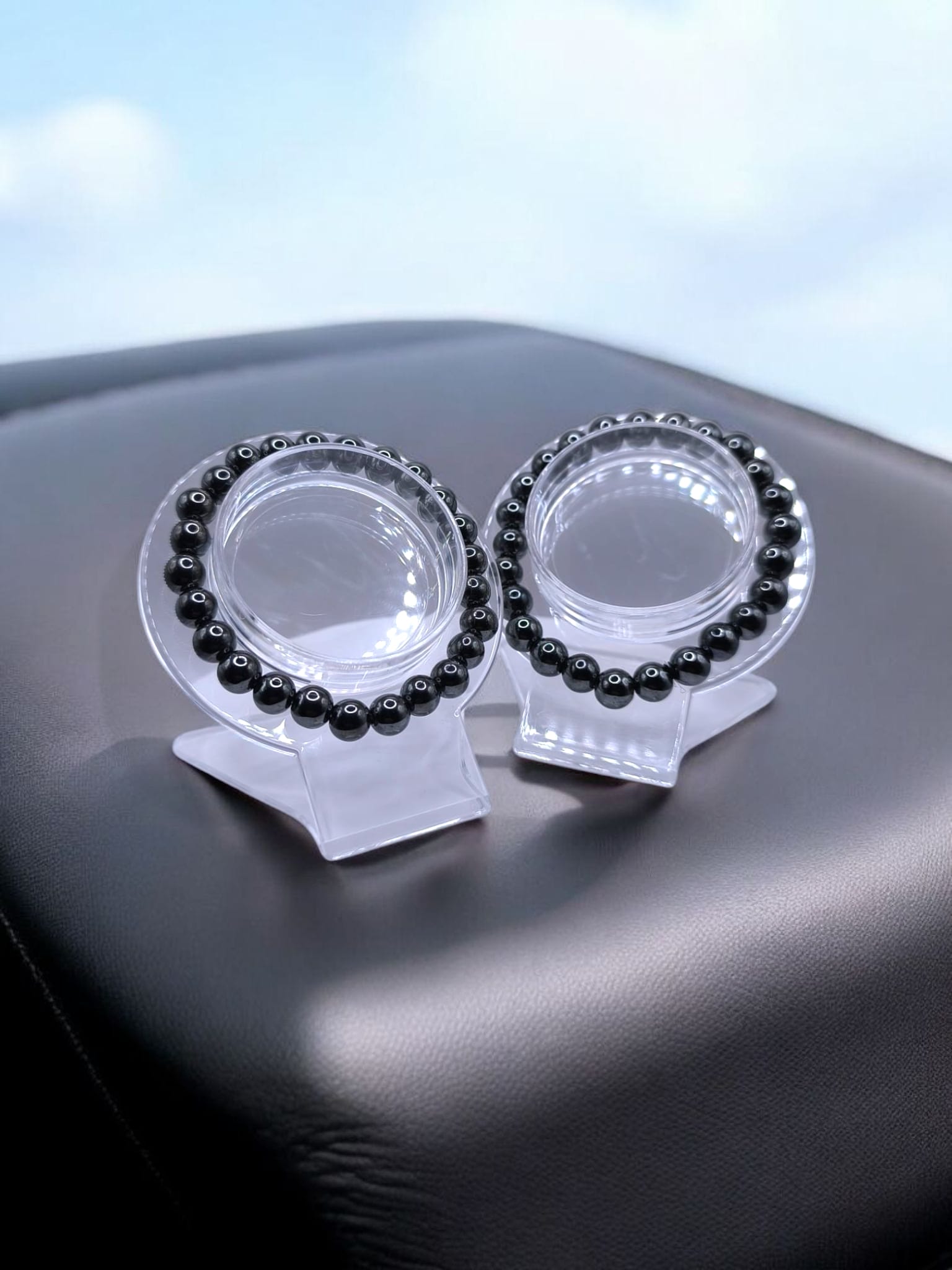 Bratara elastica Hematit