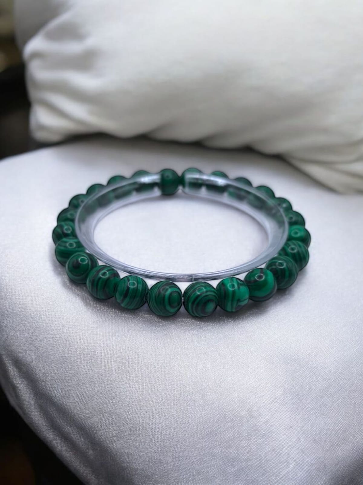 Bratara elastica Malachit