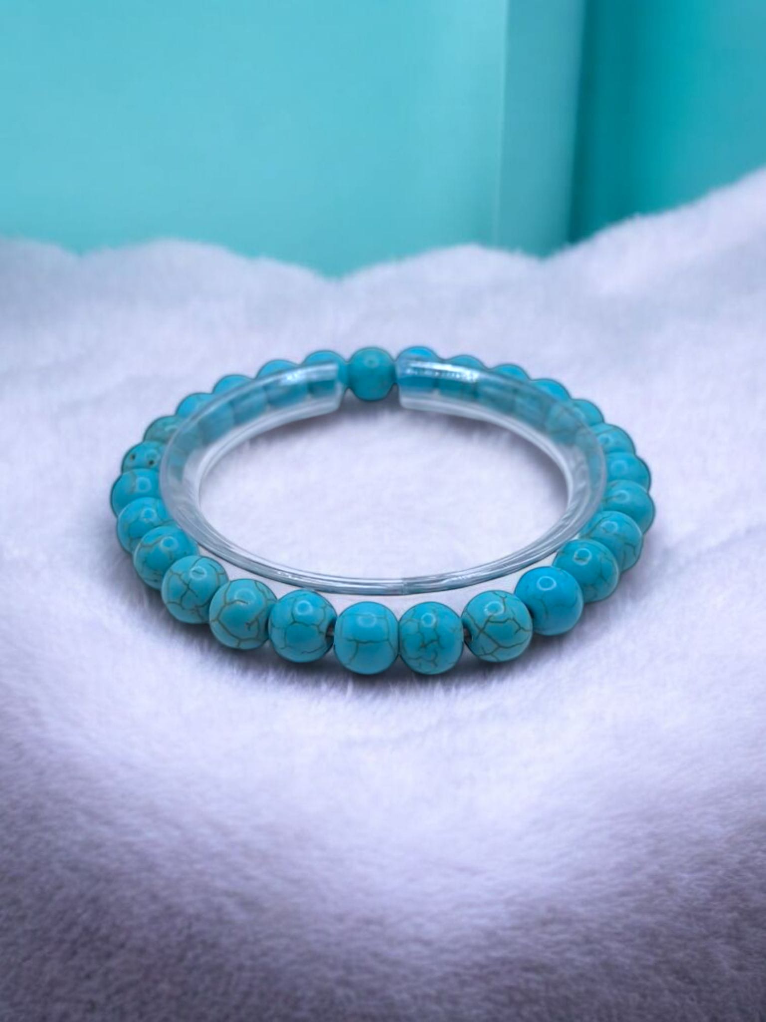 Bratara elastica Howlit Albastru