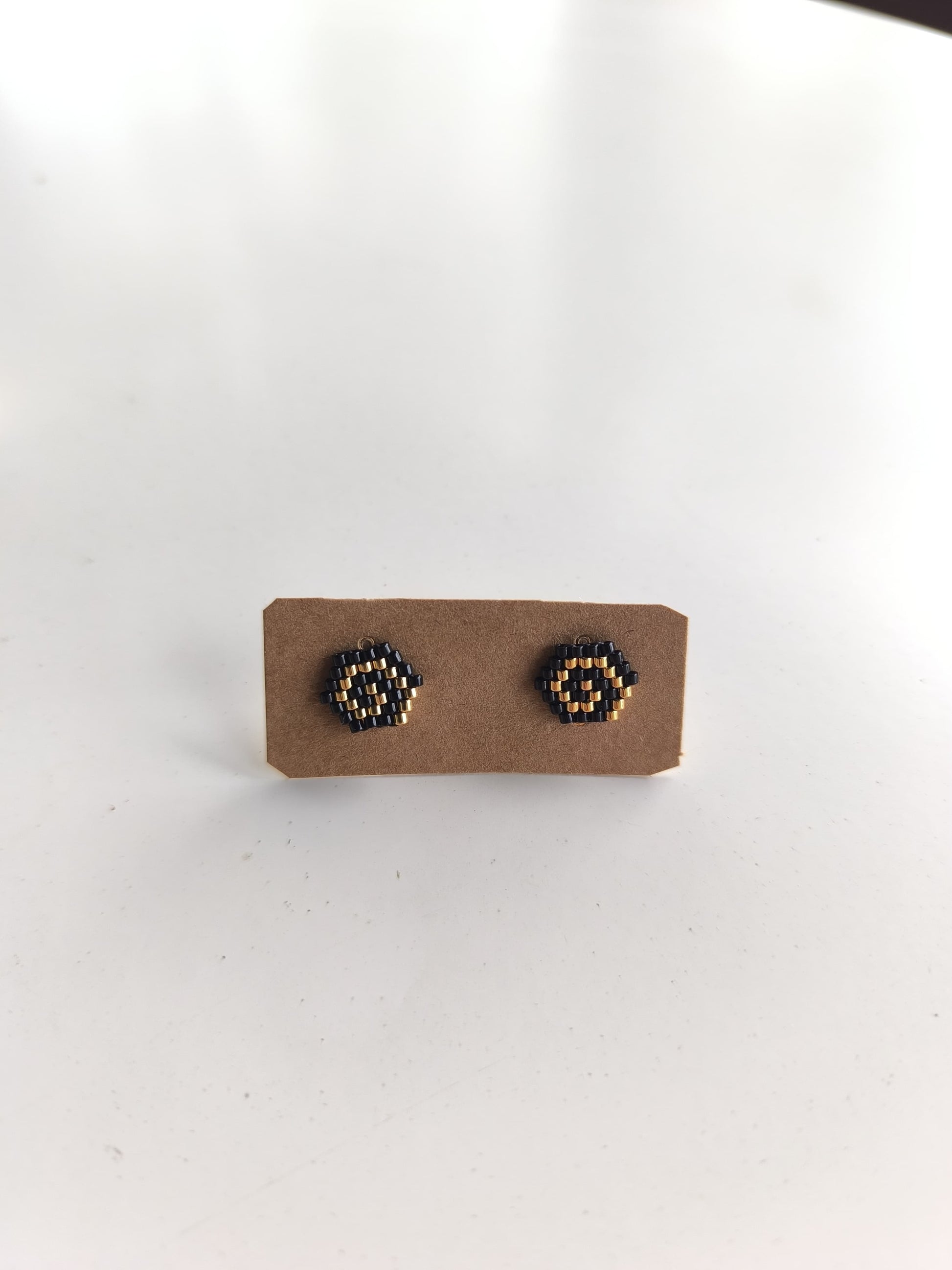 Cercei Spirala Black&Gold negru si auriu