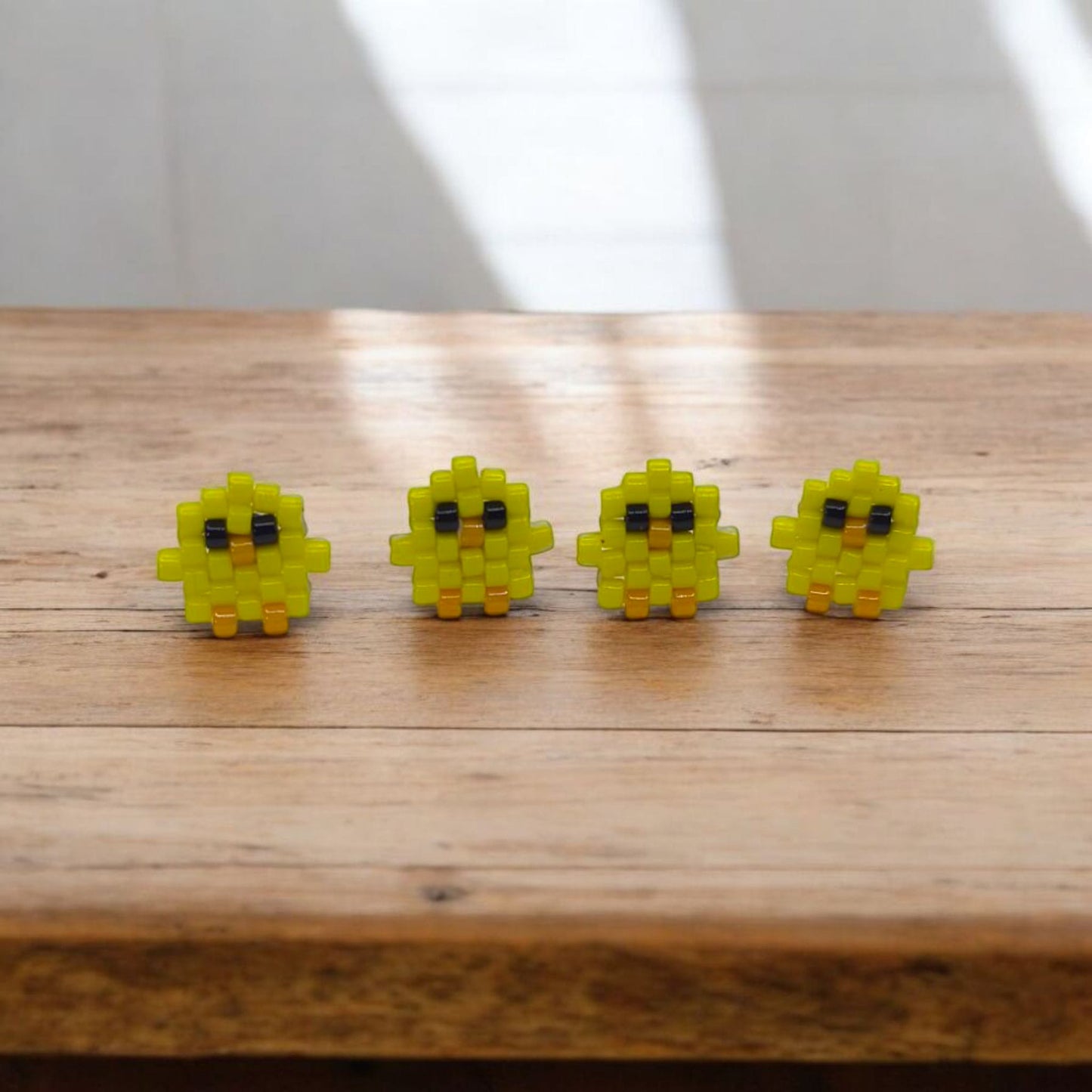 Cercei Puisor galben