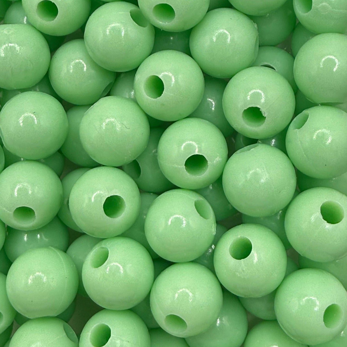 Margele acrilice 10mm verde