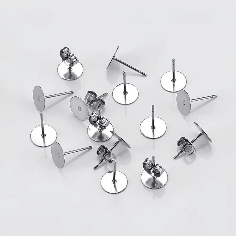 Baza cercei otel inoxidabil platou 4mm + stopper