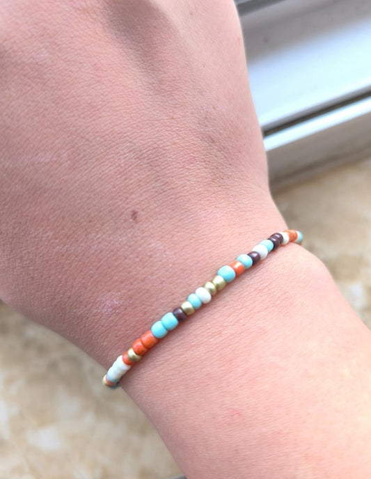 Bratara Autumn Spirit – bratara elastica in culori de toamna