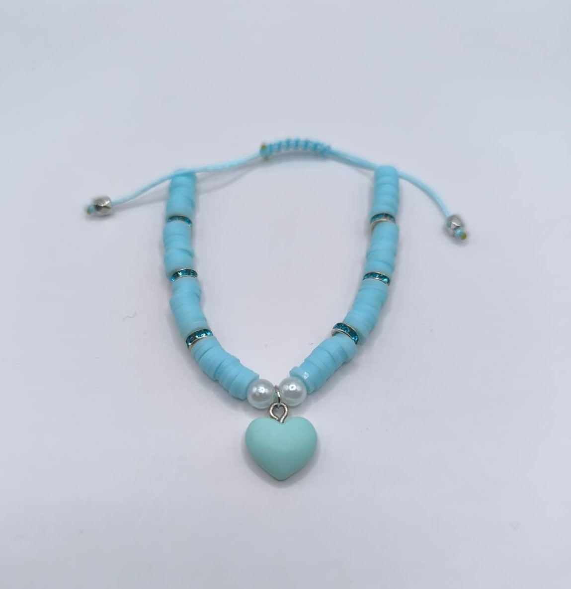 Bratara reglabila Heart in the Sky – albastru deschis