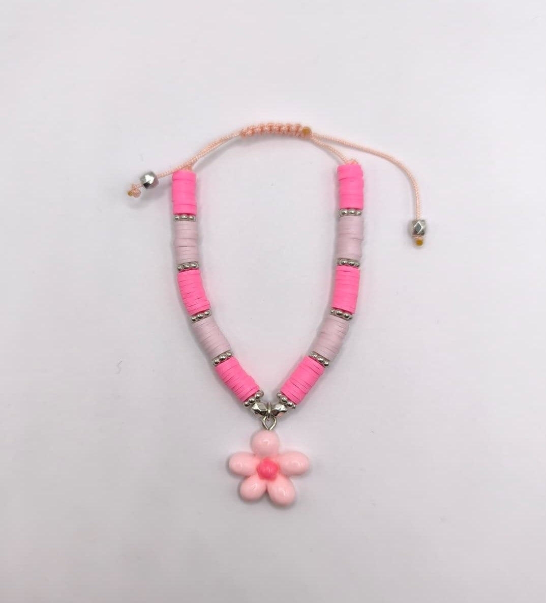 Bratara reglabila Rosy Flower – roz