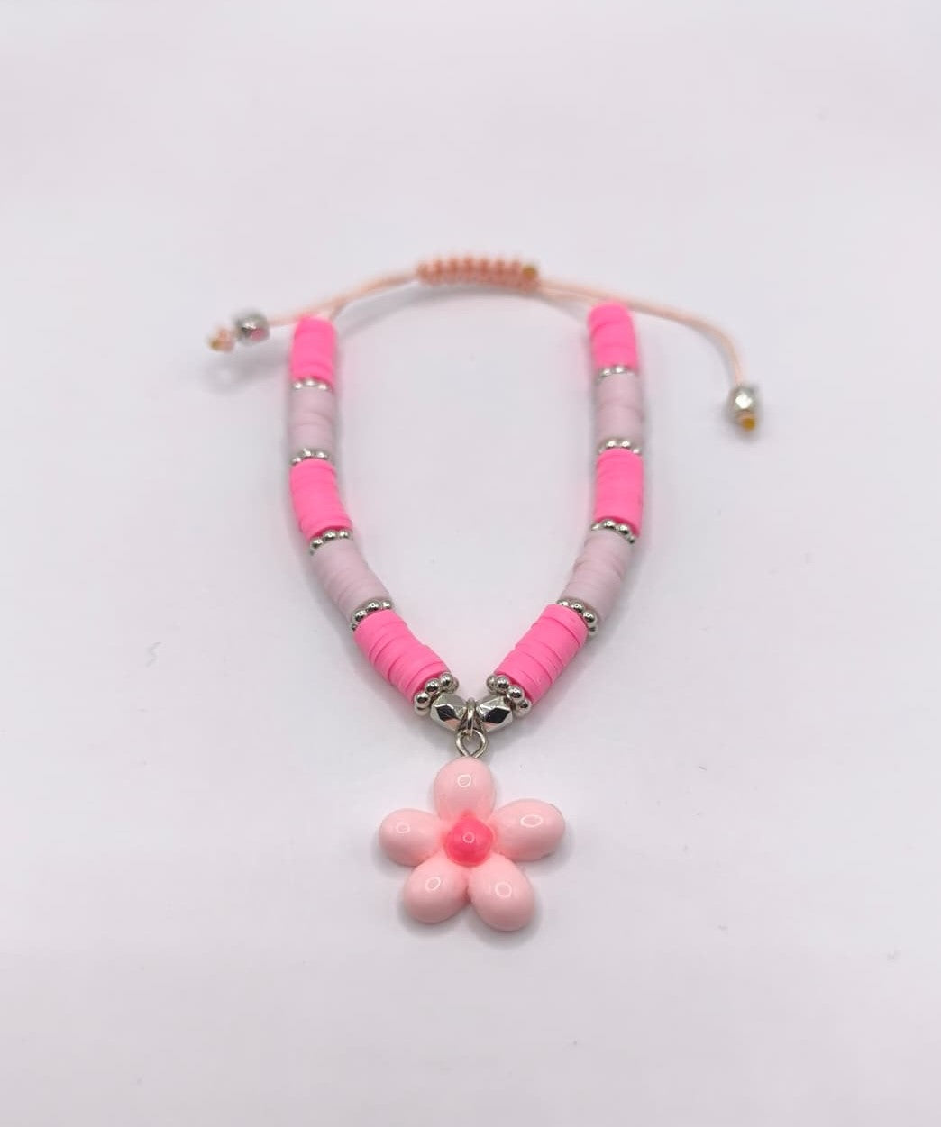 Bratara reglabila Rosy Flower – roz