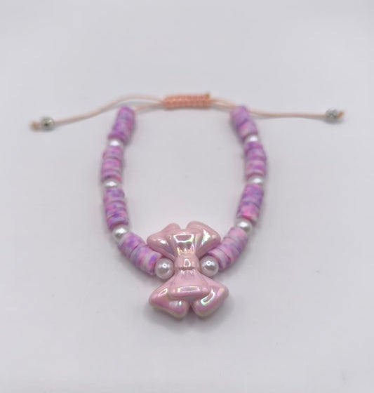 Bratara reglabila Pink Ribbon – mov si roz