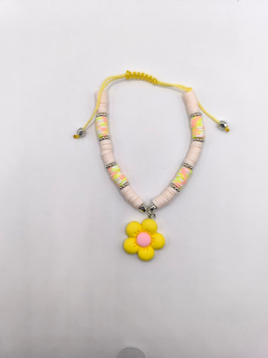 Bratara reglabila Bloomy Day – roz si galben