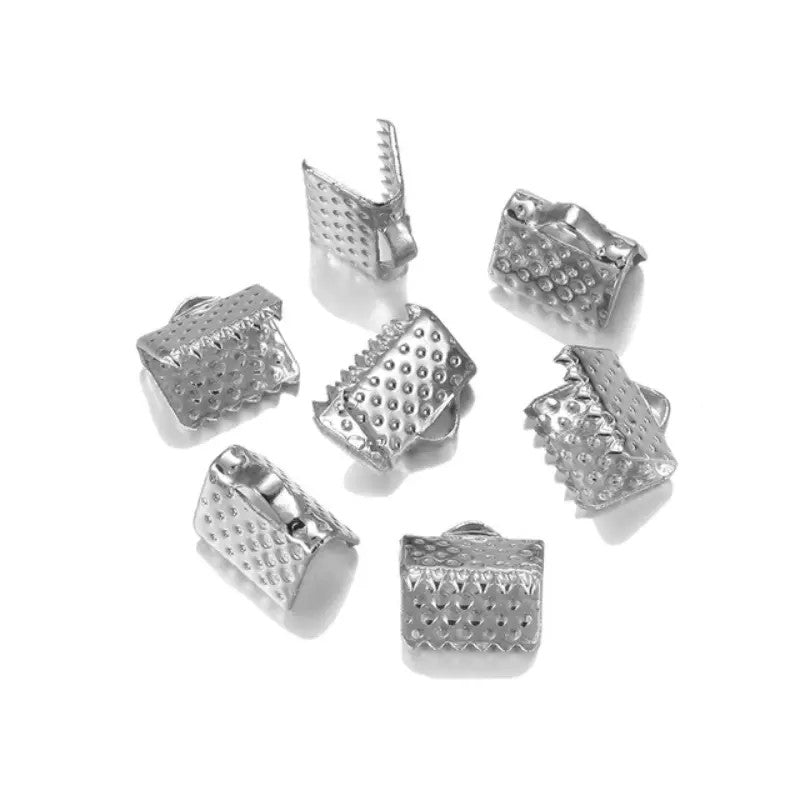 Capat snur 10mm argintiu