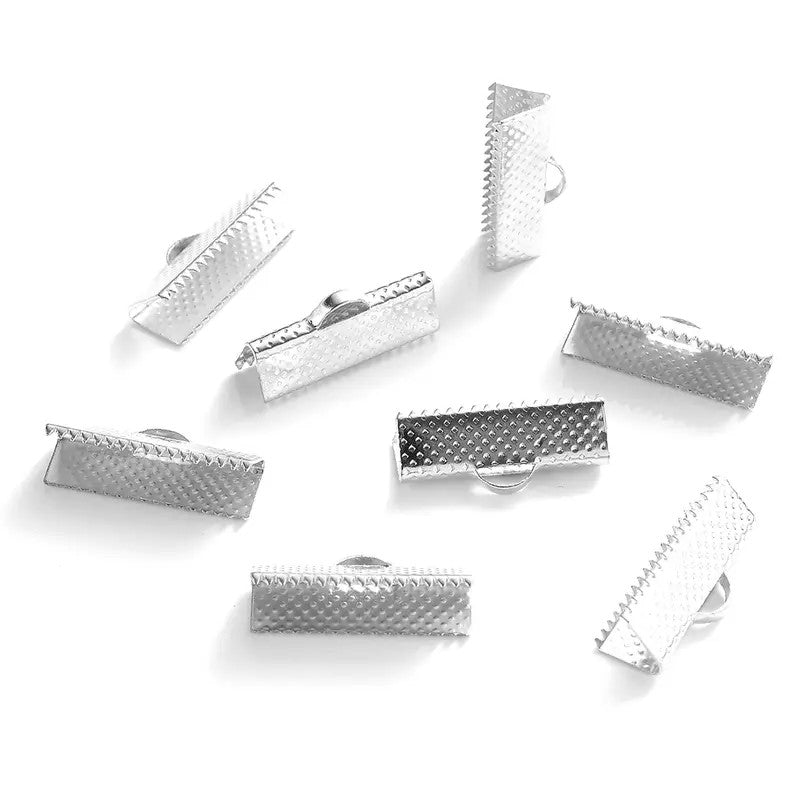 Capat snur 20mm argintiu