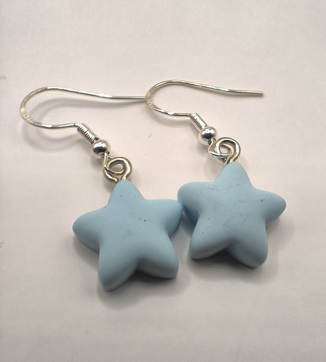 Cercei Little Star - stelute colorate albastru