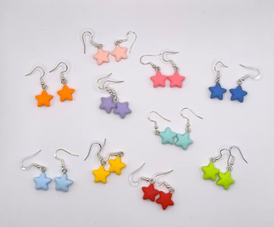 Cercei Little Star - stelute colorate