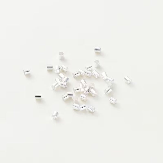 Crimp tubular 2mm argintiu