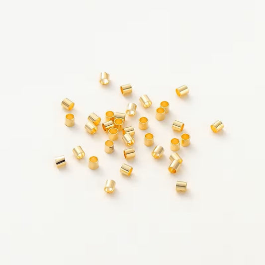 Crimp tubular 2mm auriu