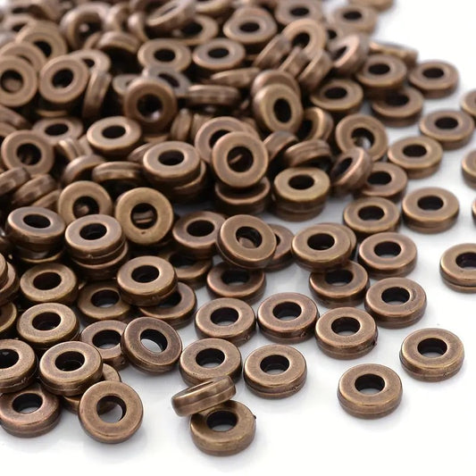 Distantiere disc 6x3mm bronz