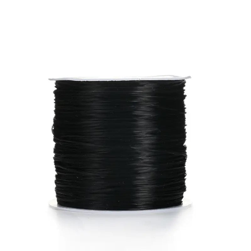 Fir elastic multifir negru 0.8mm rola 6m