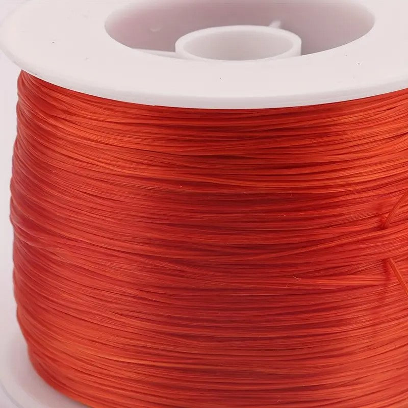 Fir elastic multifir portocaliu inchis 0.8mm rola 6m