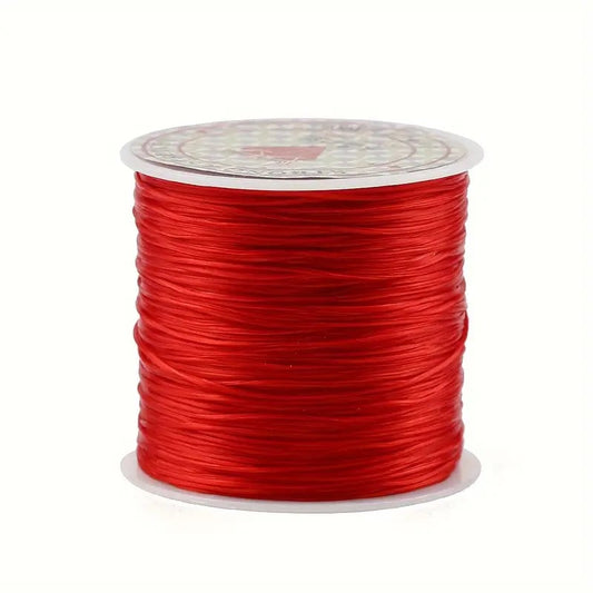 Fir elastic multifir rosu 0.8mm rola 60m