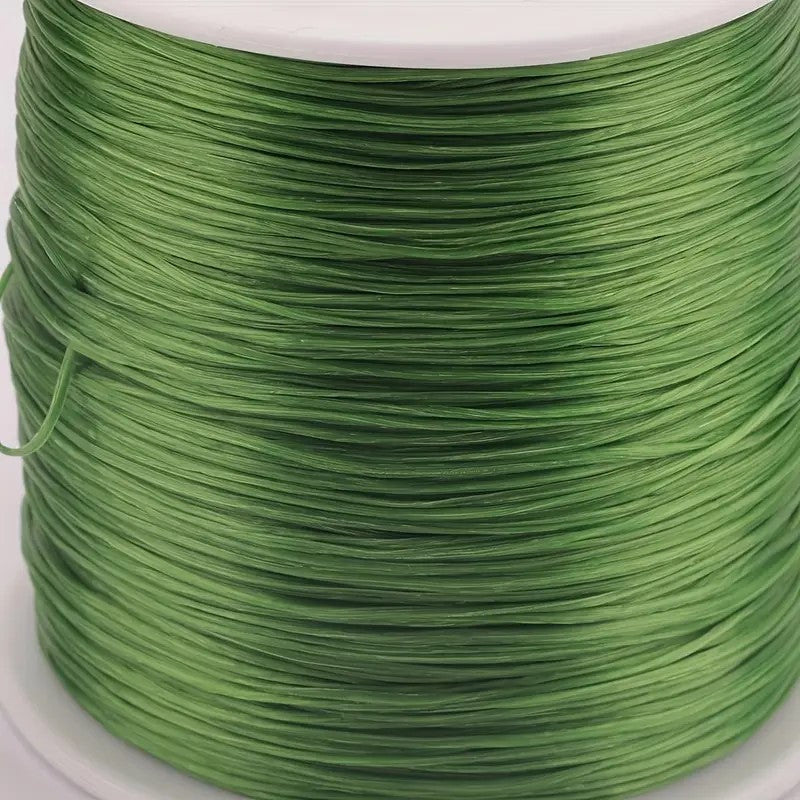 Fir elastic multifir verde maslina 0.8mm rola 6m