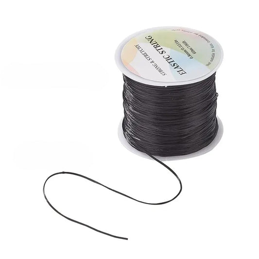 Fir elastic multifir negru 0.8mm rola 60m
