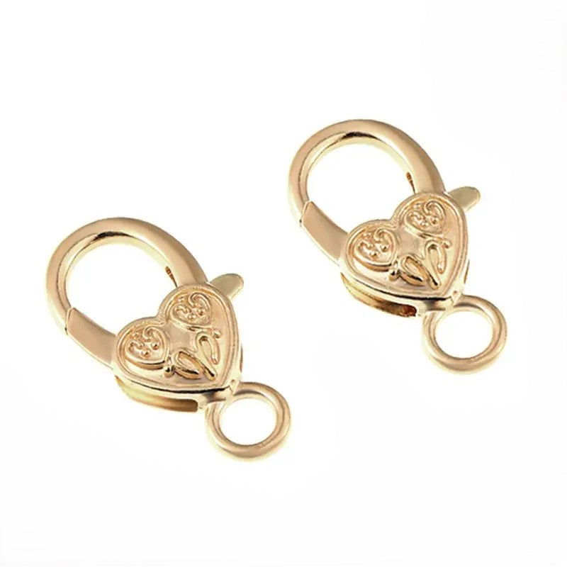 Inchizatoare lobster otel inoxidabil 27x13mm auriu