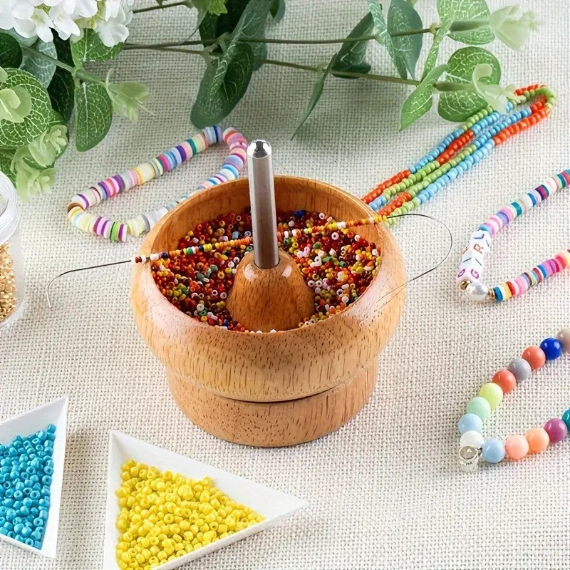 Instrument pentru insirat margele cu ac