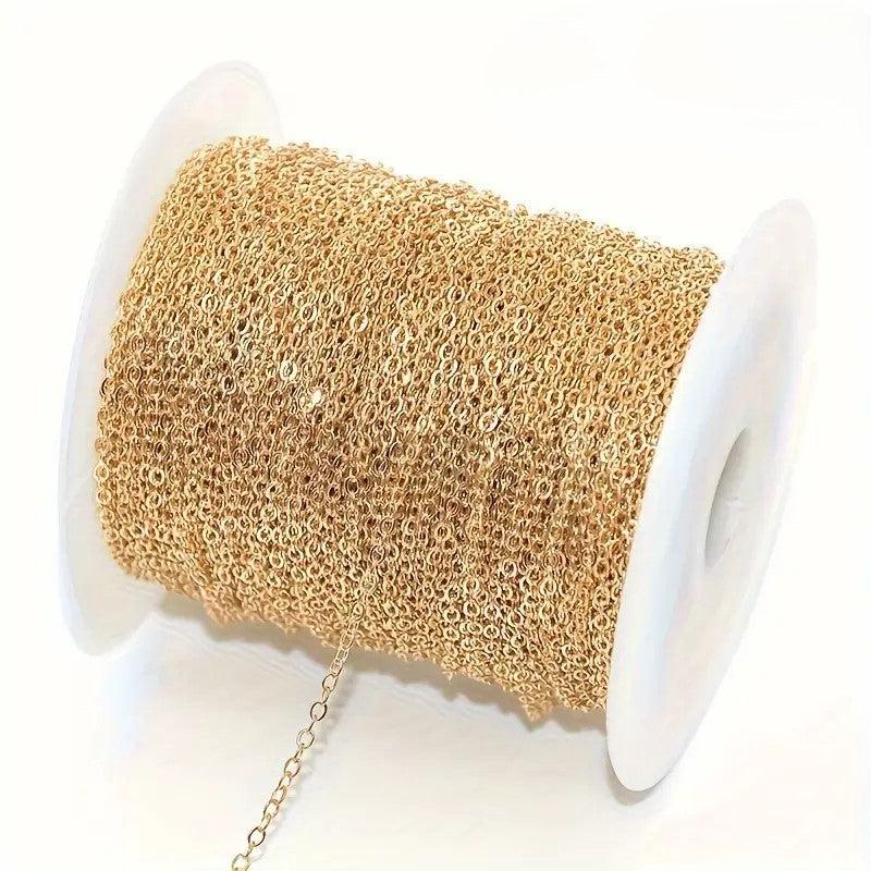 Lant otel inoxidabil 2mm auriu