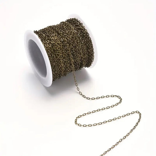 Lant otel inoxidabil 2.2x1.8x0.3mm bronz