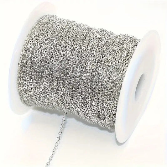 Lant otel inoxidabil 2mm argintiu