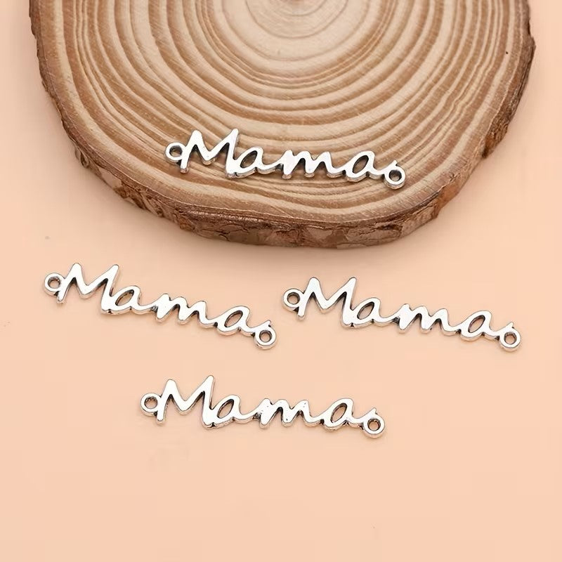 Link mama 37x8mm argintiu