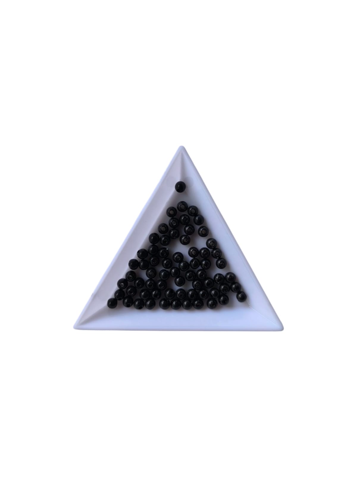 Margele acrilice 4mm negru